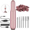 Saviland Electric Nail Drill - Electric Nail File Efile Nail Drill Professional Manicure with 6PCS Nail Drill Bits & 51Pcs Sanding Bands for Acrylic N