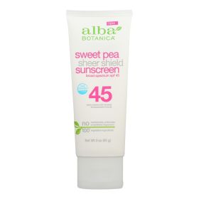 Alba Botanica - Snscrn Swtpea Shrsd Spf45 - 1 Each-3 FZ