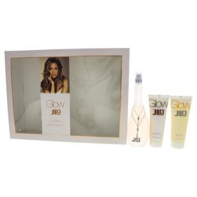 Glow by Jennifer Lopez for Women - 3 Pc Gift Set 3.3oz EDT Spray; 2.5oz Body Lotion; 2.5oz Shower Gel