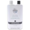 System 2 Kit by Nioxin for Unisex - 33.8oz Shampoo; Conditioner