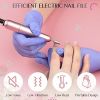 Saviland Electric Nail Drill - Electric Nail File Efile Nail Drill Professional Manicure with 6PCS Nail Drill Bits & 51Pcs Sanding Bands for Acrylic N