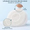 Facial Cleansing Brush Face Scrubber: Electric Exfoliating Spin Cleanser Device Waterproof Deep Cleaning Exfoliation Rotating Spa Machine - Electronic