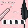 Saviland Electric Nail Drill - Electric Nail File Efile Nail Drill Professional Manicure with 6PCS Nail Drill Bits & 51Pcs Sanding Bands for Acrylic N