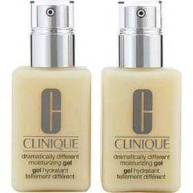 Clinique By Clinique Dramatically Different Moisturizing Gel Duo Pack (oily To Oily Combination With Pump) - 2x125ml/4.2oz For Women