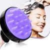Silicone Shampoo Brush Scalp Cleansing Massage Brush Shampoo Comb Hair Comb