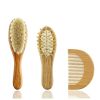 Baby Wool Brush Children Brush Set Half Moon Comb Air Cushion Massage Comb Hairdressing Hair Comb Antistatic No Knots Don't Hurt Hair