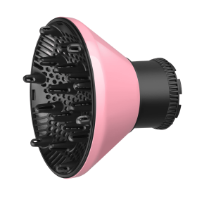 Universal Hair Diffuser Adaptable Hair Dryer Attachment For Blow Dryer Nozzles From 1.7 To 2.2 Inch Diameter (Color: Pink)