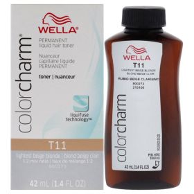 Color Charm Permanent Toner (Color: T11 Lightest Beige Blonde, size: 1.4 oz)