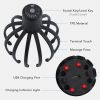 Electric Octopus Claw Scalp Massager Stress Relief Therapeutic Head Scratcher Relief Hair Stimulation Head Massager Health Care